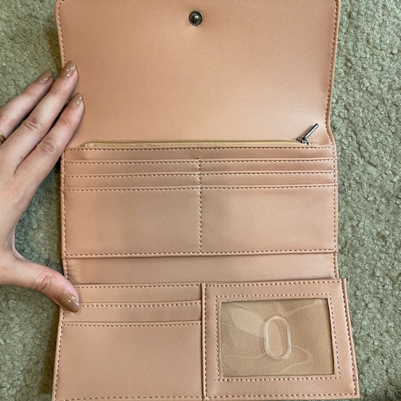Target Bags Large Pink Wallet Poshmark
